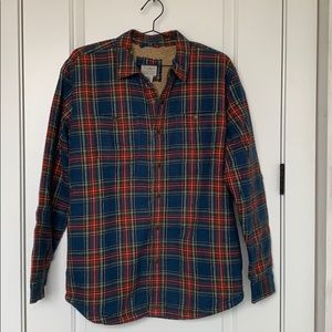 LL Bean Shearling Lined Shirt